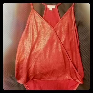 Shimmery racer back